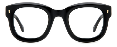 Men Premium Dsquared2 Eyeglasses: D2 0091 - Black - SpecSMART Eye Clinic (Front View)